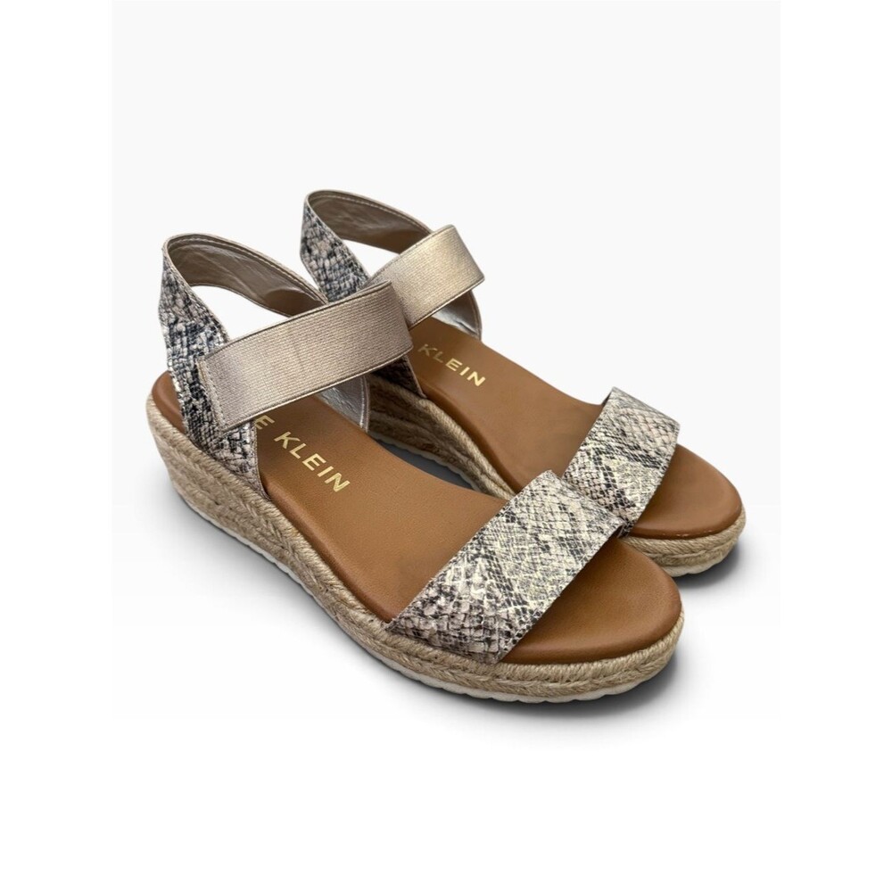 Anne Klein Cait wedge espadrille sandals